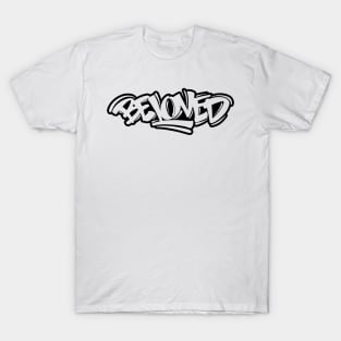 Beloved Graffiti - Black Outline T-Shirt